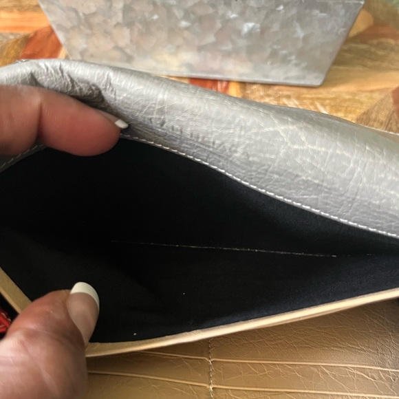 Balenciaga Long Wallet Gray Red Multi Leather - Picture 5 of 10